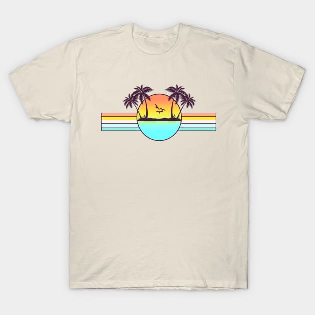 80s Sunset T-Shirt by FrancisTheThriller